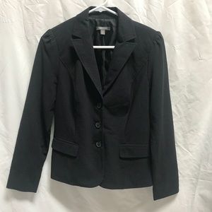 HOLD Apt. 9 Pinstripe Blazer - Black & White - 8P